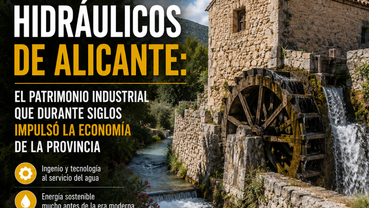 Molinos hidráulicos de Alicante: patrimonio industrial e historia de la provincia
