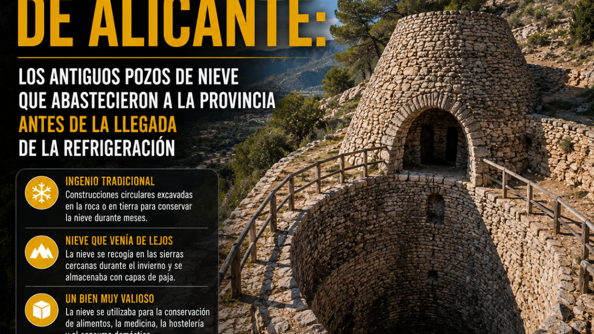 Neveras de Alicante: los pozos de nieve que abastecieron a la provincia durante siglos