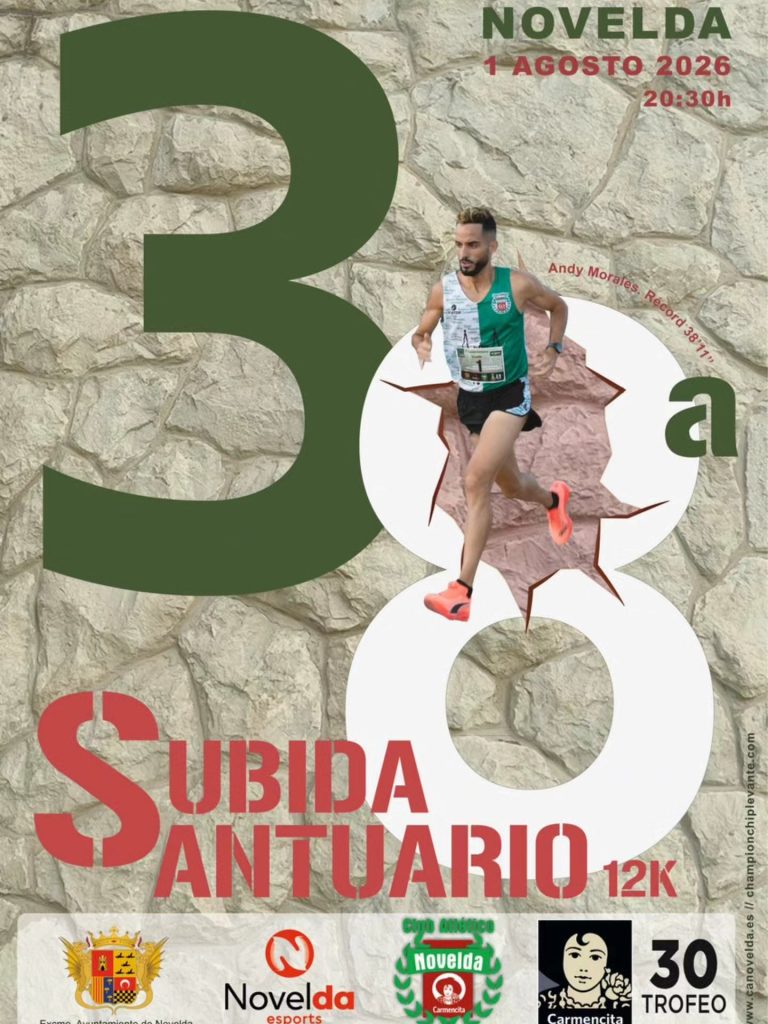 Novelda se convierte en la capital nacional del atletismo en ruta con la 38ª Subida al Santuario