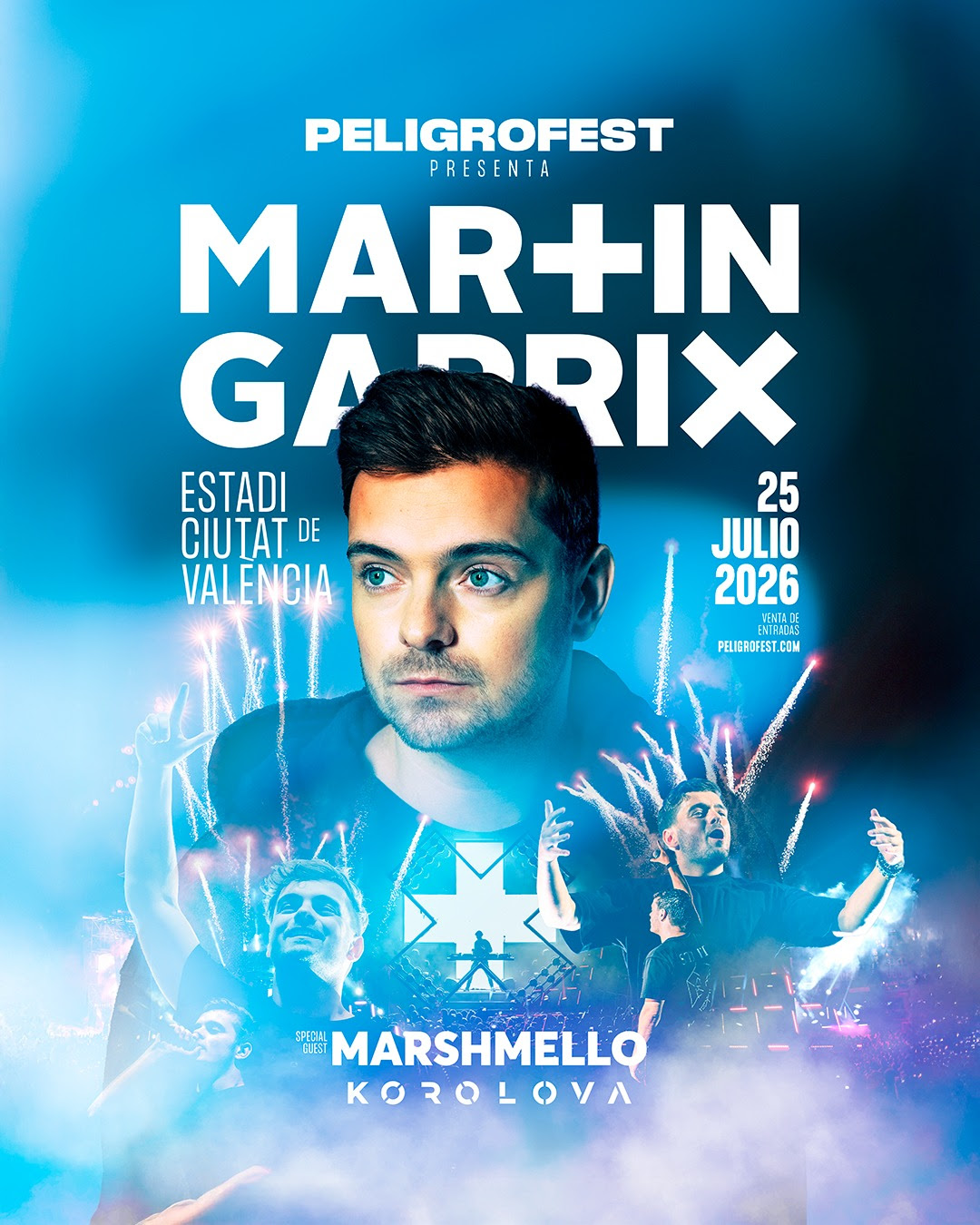 PELIGRO FEST reunirá a Martin Garrix, Korolova y Marshmello en Valencia en su primera edición el 25 de julio