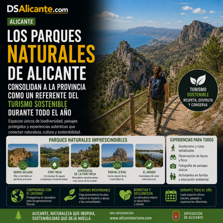 Parques naturales de Alicante: naturaleza y turismo sostenible durante todo el año