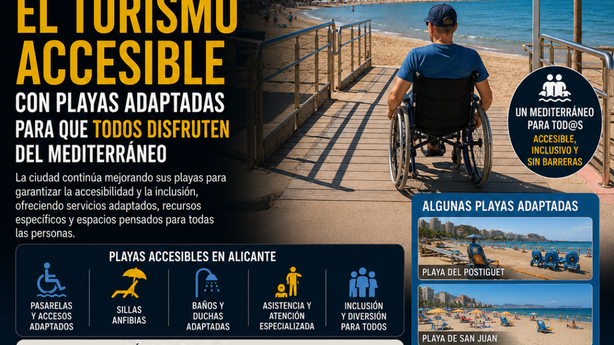 Playas accesibles en Alicante: baño adaptado y turismo para todos