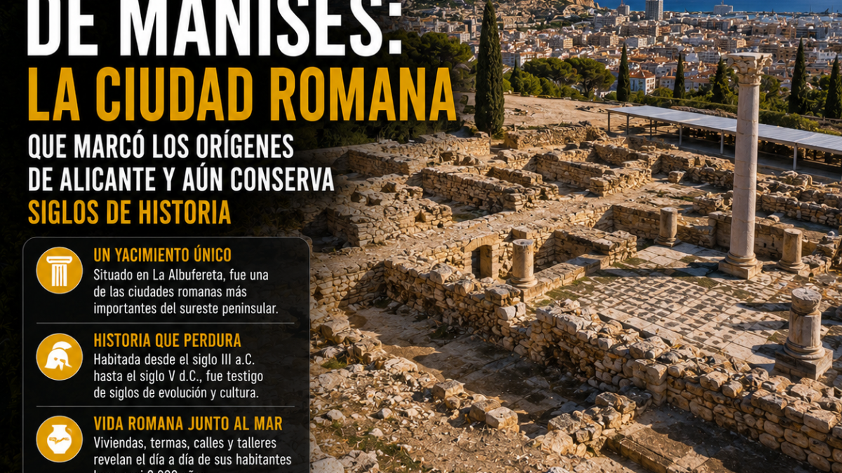 Tossal de Manises: la ciudad romana que explica los orígenes de Alicante