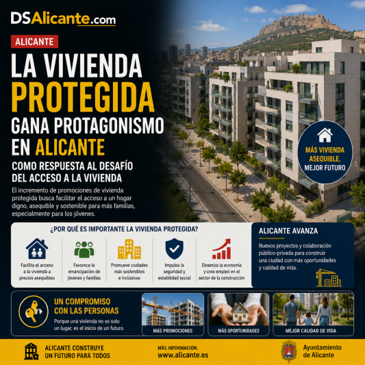 Vivienda protegida en Alicante: el reto de ampliar la oferta residencial