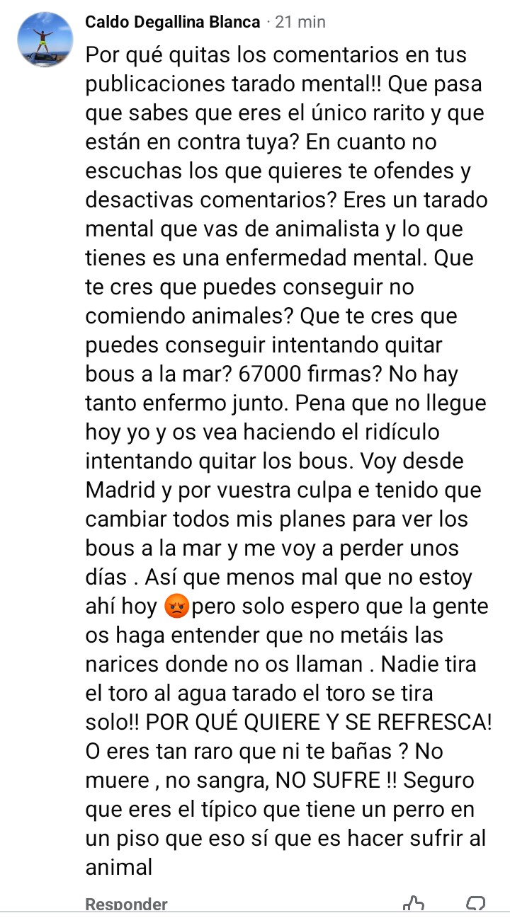nos manifestamos un año más contra los aberrantes Bous a la mar de Dénia nos manifestamos un año más contra los aberrantes Bous a la mar de Dénia