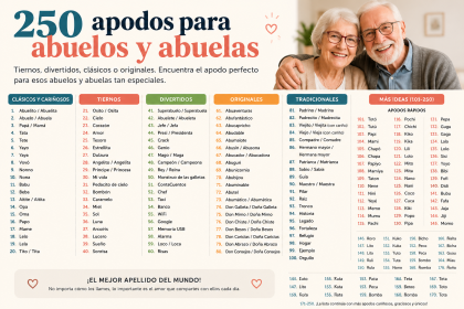 250 apodos para abuelos y abuelas: graciosos y cariñosos