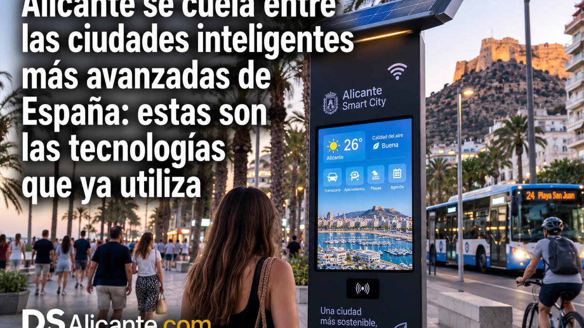 Alicante Smart City: por qué es una de las ciudades inteligentes de España