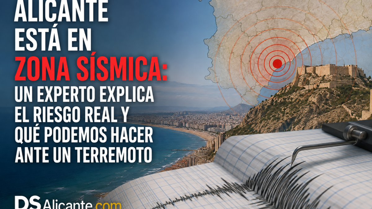 Alicante está en una zona sísmicamente activa. Un experto de la Universidad de Alicante explica el riesgo de terremotos y cómo actuar si vuelve a temblar.