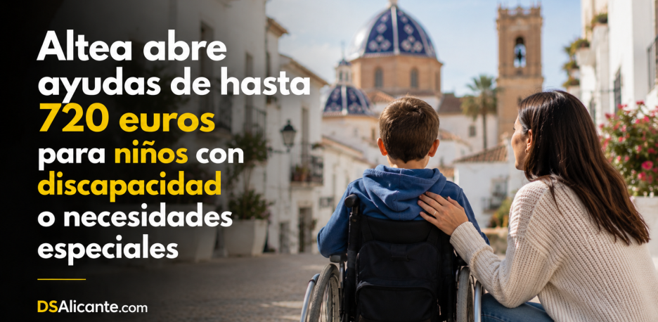 Altea da hasta 720 € por menor: requisitos y gastos que cubre