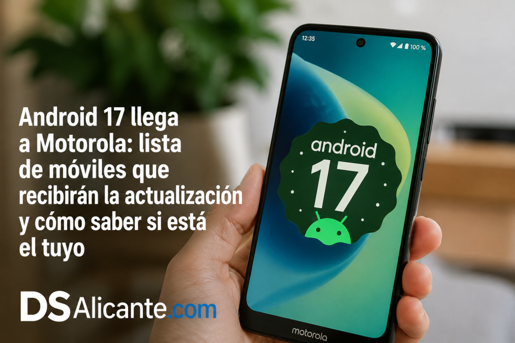 Android 17 llega a Motorola: lista de móviles que recibirán la actualización y cómo saber si está el tuyo