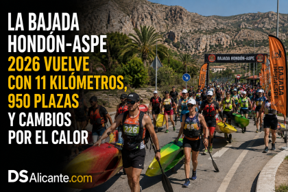 Bajada Hondón-Aspe 2026: horario, recorrido y 11 km