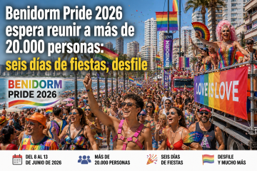 Benidorm Pride 2026: fechas, desfile y 18 fiestas