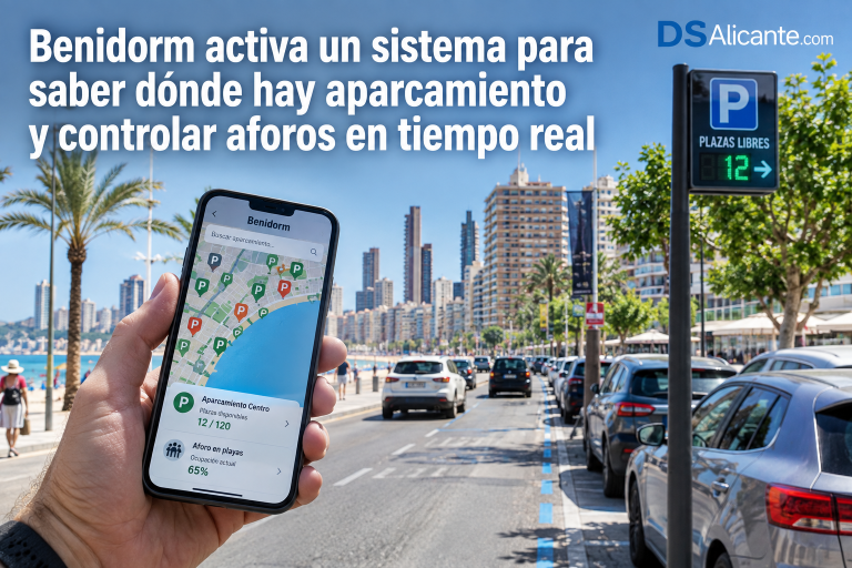 Benidorm activa parking inteligente y control de aforos en tiempo real