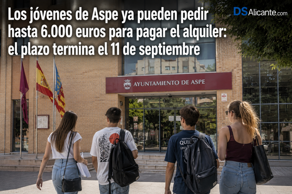 Bono Alquiler Joven Aspe 2026: hasta 6.000 € y plazo