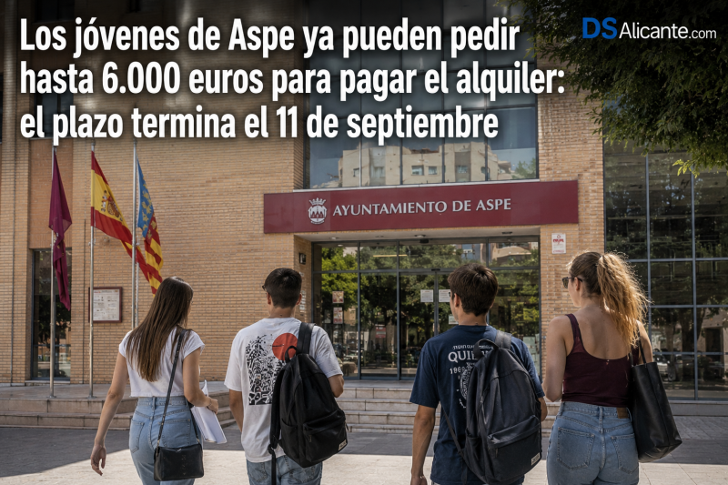 Bono Alquiler Joven Aspe 2026: hasta 6.000 € y plazo