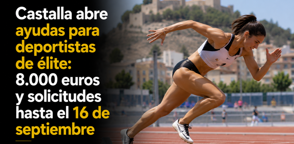 Castalla abre ayudas para deportistas de élite: 8.000 € en 2026