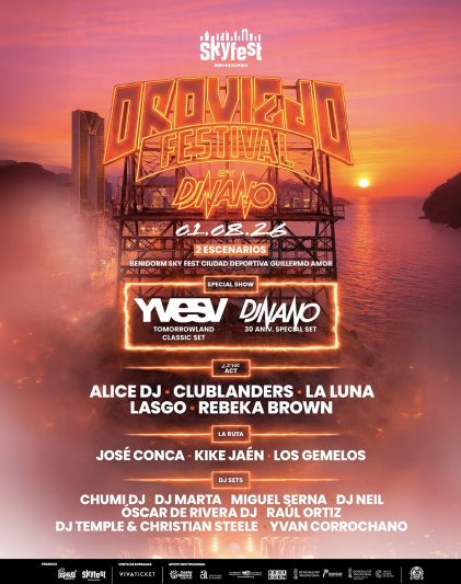Comienza la cuenta atrás para Oro Viejo Festival by DJ Nano: Benidorm se prepara para el gran reencuentro de la cultura dance