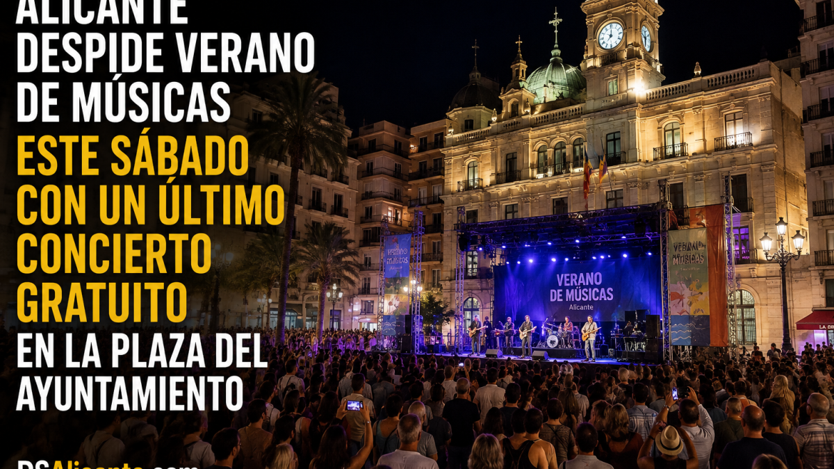 Concierto Alicante 15 agosto 2026: entrada gratis