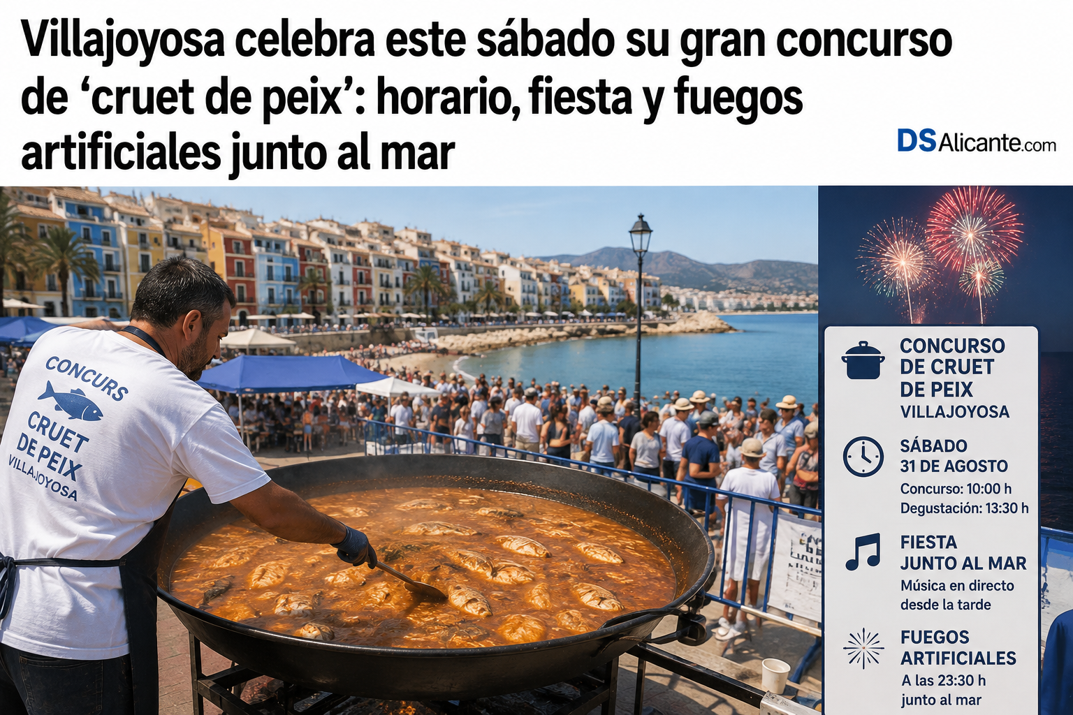 Cruet de Peix Villajoyosa 2026: horario y fiestas de San Agustín