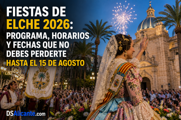 Elche ya está de fiesta: estas son las fechas y grandes actos que no debes perderte hasta el 15 de agosto
