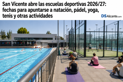 Escuelas deportivas San Vicente 2026: fechas, precios y matrícula