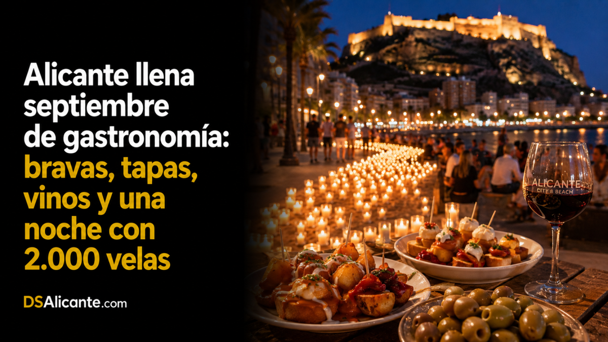 Eventos en Alicante en septiembre: tapas, vinos y bravas