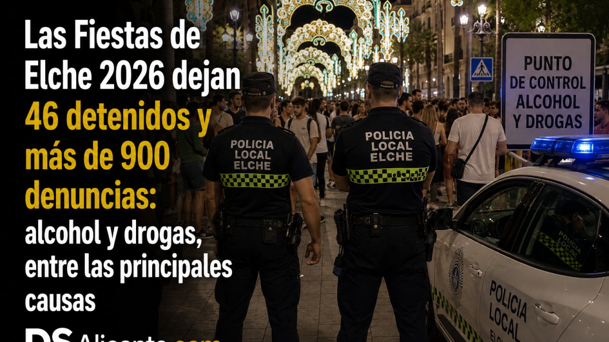 Fiestas de Elche 2026: 46 detenidos y 928 denuncias