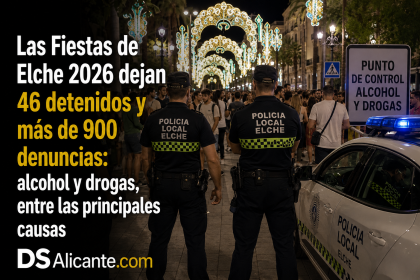 Fiestas de Elche 2026: 46 detenidos y 928 denuncias