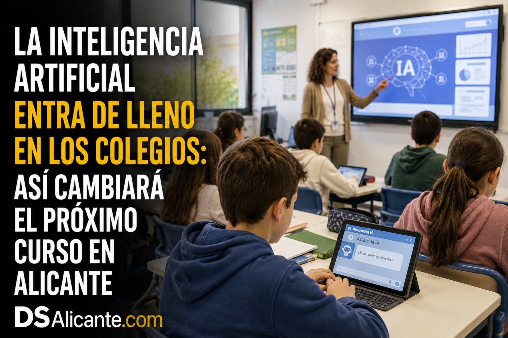IA en los colegios de Alicante: qué cambia este curso