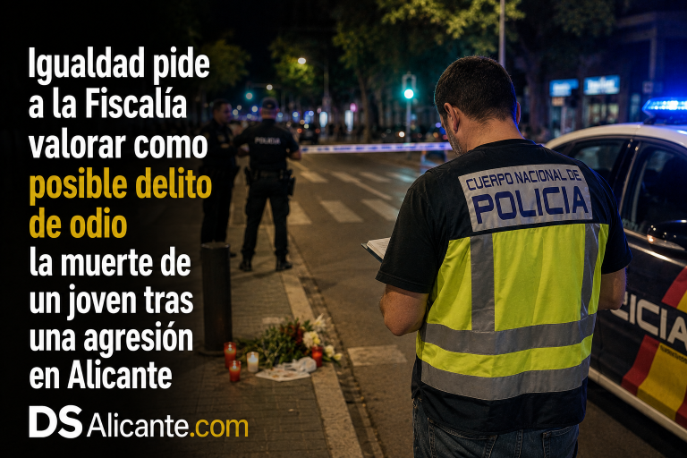 Joven muerto en Alicante: Igualdad pide valorar delito de odio