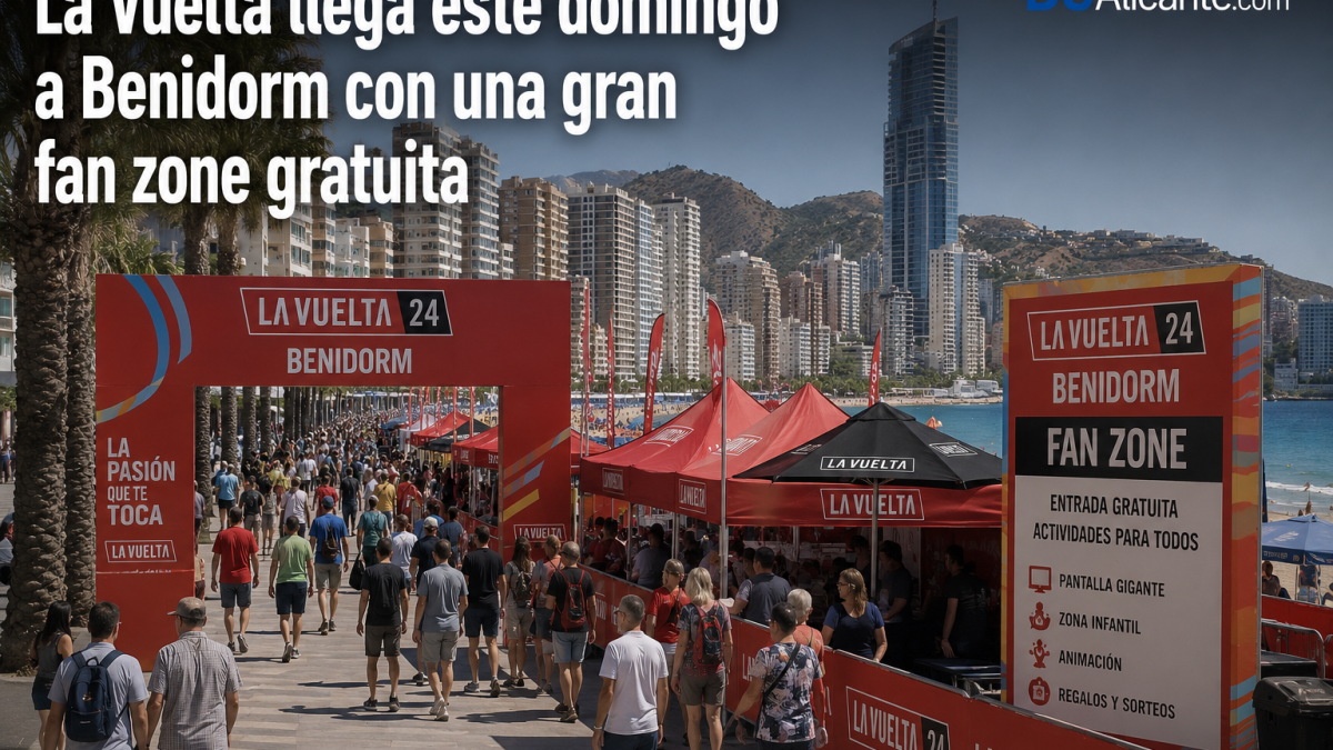La Vuelta llega a Benidorm: fan zone gratis este domingo