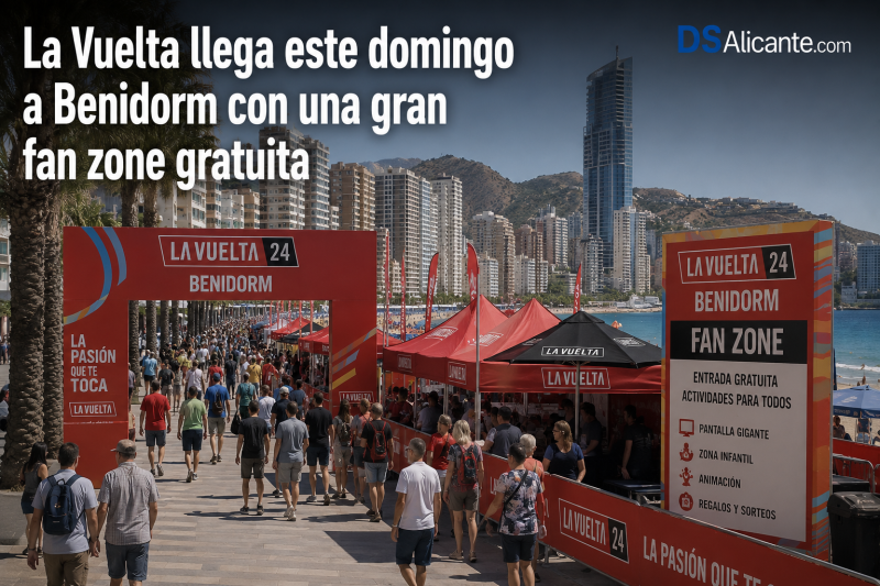 La Vuelta llega a Benidorm: fan zone gratis este domingo