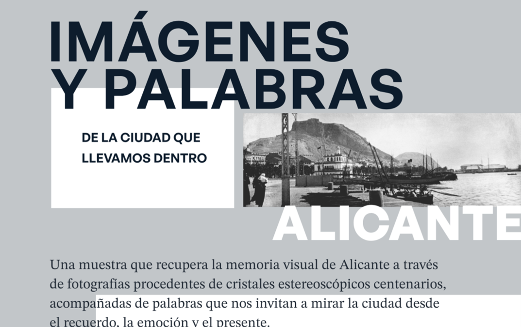 La exposición «Imágenes y palabras de la ciudad que llevamos dentro» vuelve al Colegio de Médicos de Alicante