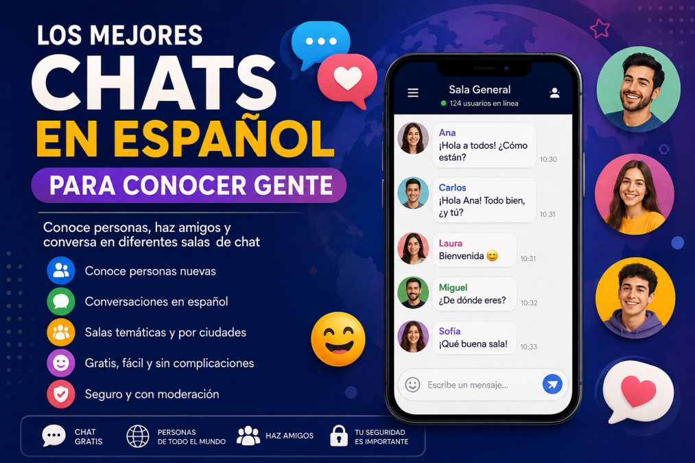 Los mejores chats en español para conocer gente: opciones gratis y comunidades online