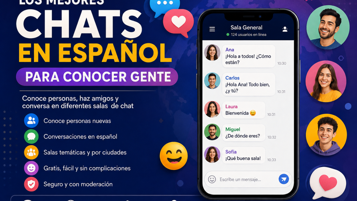 Los mejores chats en español para conocer gente: opciones gratis y comunidades online
