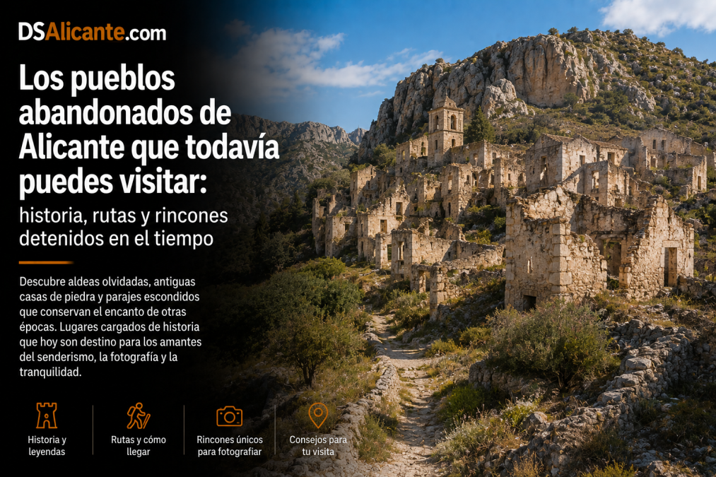 Los rincones abandonados de Alicante que todavía puedes recorrer y que esconden siglos de historia