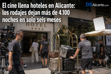 Los rodajes dejan más de 4.100 noches de hotel en Alicante