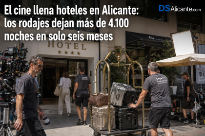 Los rodajes dejan más de 4.100 noches de hotel en Alicante