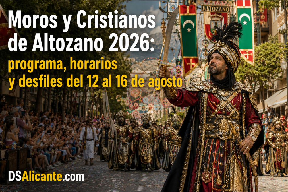 Moros y Cristianos de Altozano 2026: programa, horarios y desfiles del 12 al 16 de agosto