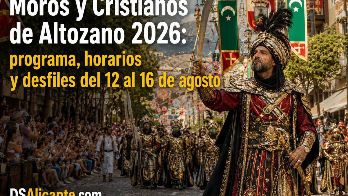 Moros y Cristianos de Altozano 2026: programa, horarios y desfiles del 12 al 16 de agosto