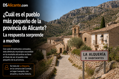 Ni Alicante ni Benidorm: este es el pueblo con menos habitantes de toda la provincia