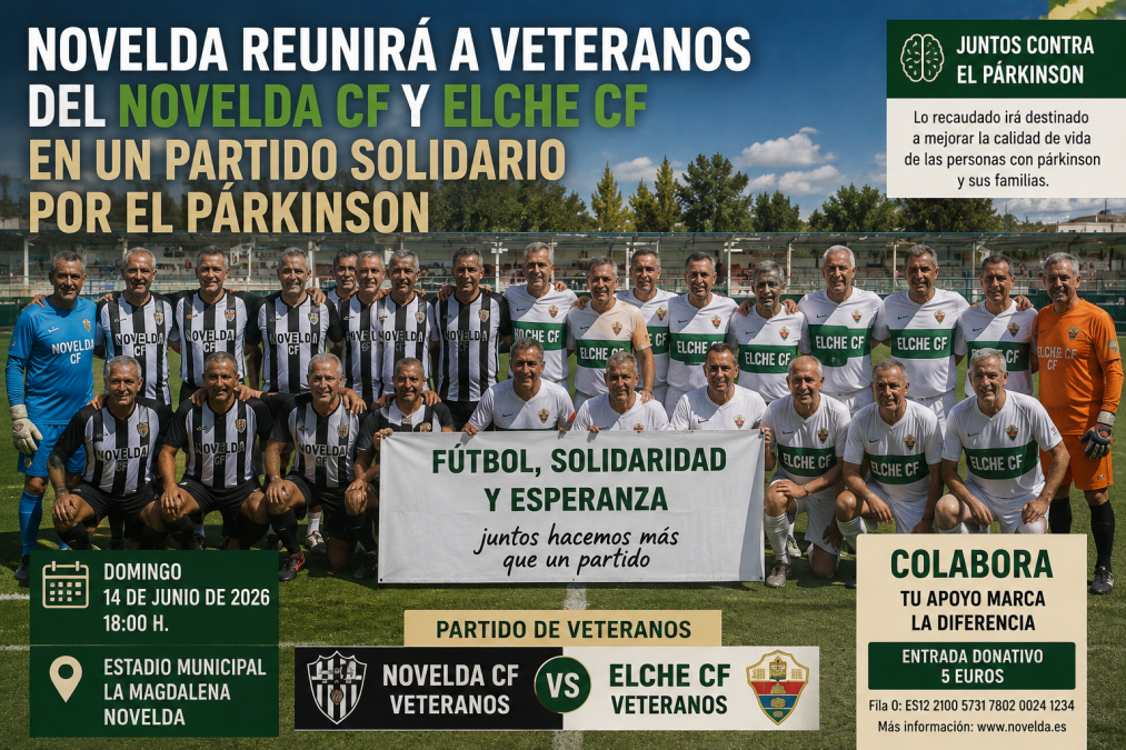 Novelda CF-Elche CF: partido homenaje a “El Pasiego”