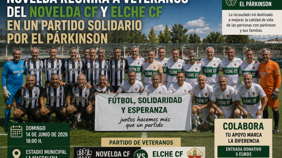 Novelda CF-Elche CF: partido homenaje a “El Pasiego”