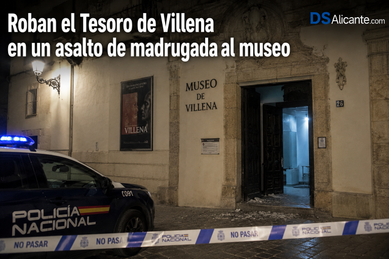 Roban el Tesoro de Villena en un asalto de madrugada al museo