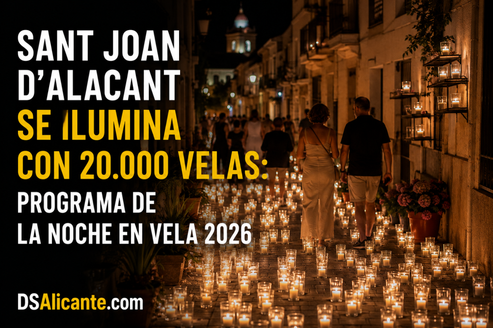 Sant Joan d’Alacant se ilumina con 20.000 velas: programa de La Noche en Vela 2026