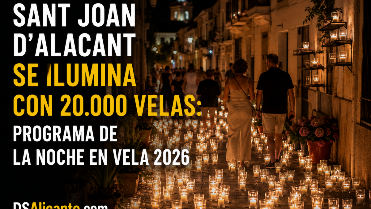 Sant Joan d’Alacant se ilumina con 20.000 velas: programa de La Noche en Vela 2026