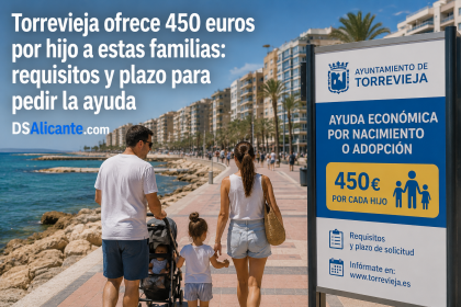 Si tu hijo nació en 2025 y vives en Torrevieja puedes pedir 450 euros: estos son los requisitos