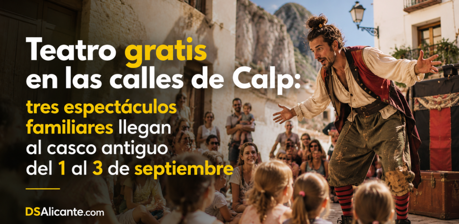 Teatro en Calp del 1 al 3 de septiembre: programa de SomniART 2026