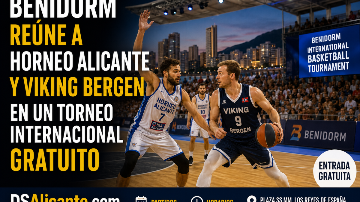 Tres partidos gratuitos de balonmano llegan a Benidorm este fin de semana. Consulta los horarios de Benidorm, Horneo Alicante y Viking Bergen.