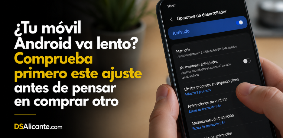 ¿Tu móvil Android va lento? Comprueba esto antes de cambiarlo